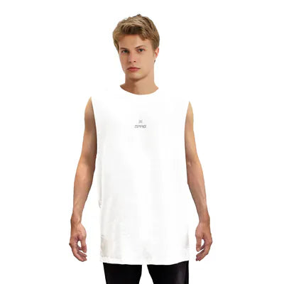 SPRS TMX360 Oversized Tank Top - Relaxed Fit Sleeveless Motorcycle Lifestyle Wear