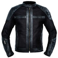 SPRS NSJ32 Vintage Sheepskin Leather Motorcycle Jacket - Premium Padded High-Luster