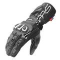 SPRS SD-R3 Racing Motorcycle Gloves - Premium Leather Long Gloves with Hard Armor & Ventilation