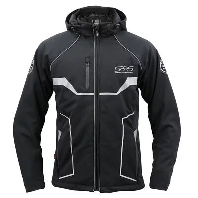 SPRS SK8 Hooded Windproof Waterproof Jacket - Softshell Reflective Safety