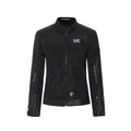 SPRS URBAN ME SL257 Women's Sheepskin Leather Mesh Jacket - Breathable Reflective Design