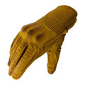 SPRS CS201 Vintage Sheepskin Leather Motorcycle Gloves - Soft Shell Armor Touchscreen
