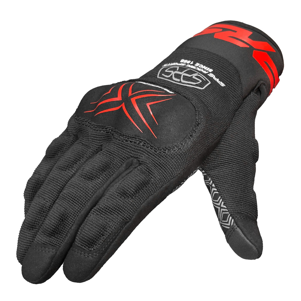 SPRS SG109 Short Breathable Motorcycle Gloves - Lightweight Touchscreen Protection