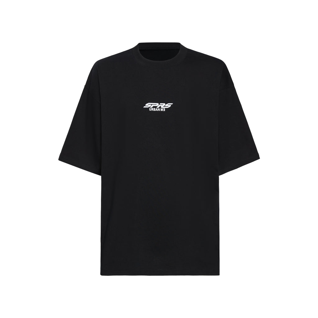 SPRS SUT 507 American Oversized T-Shirt - Heavy Cotton Drop Shoulder Design