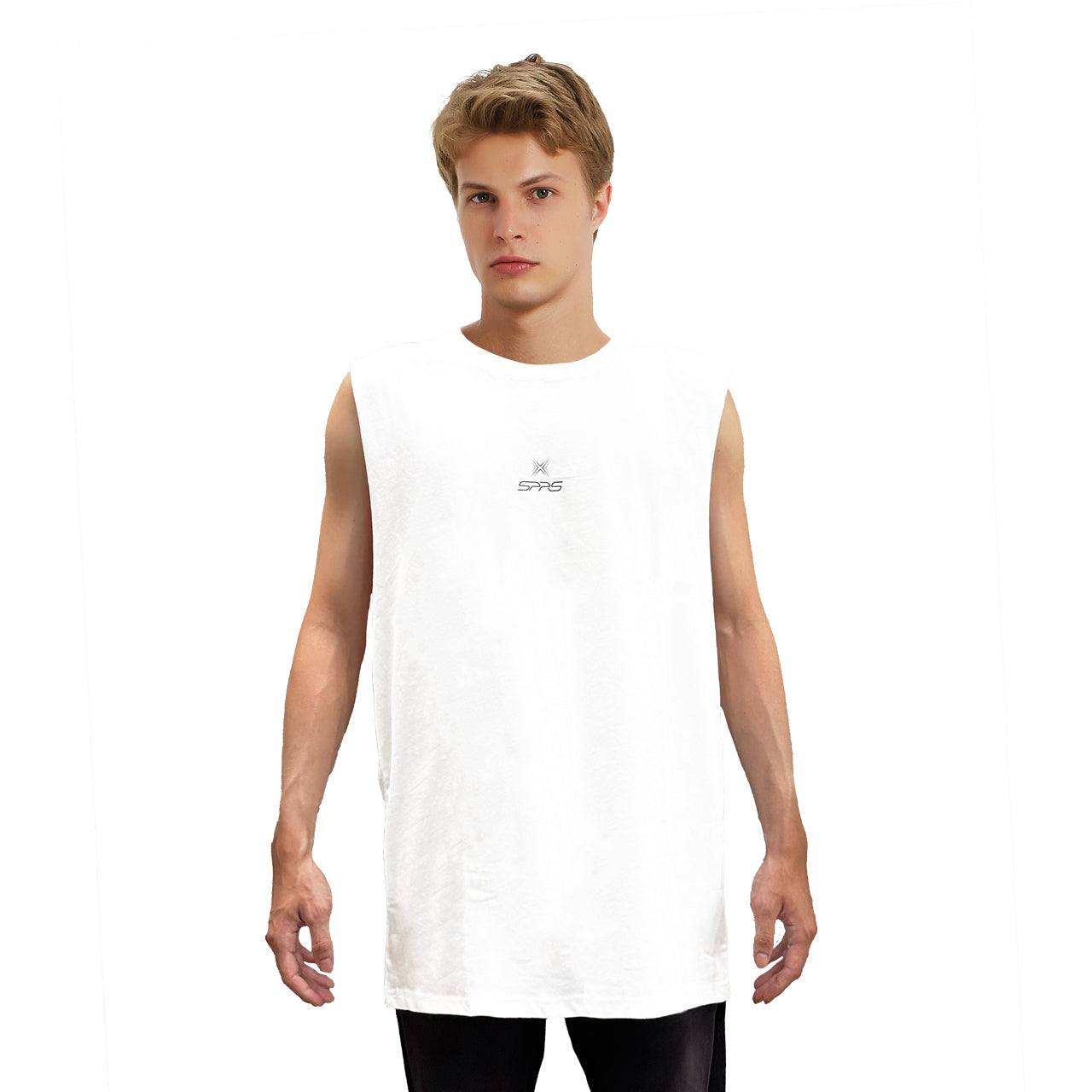 SPRS TMX360 Oversized Tank Top - Relaxed Fit Sleeveless Motorcycle Lifestyle Wear