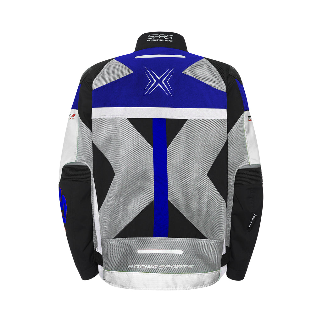 SPRS AIR RACE2 Racing Competition Jacket - Premium Mesh Shoulder Shell 7-Piece Armor