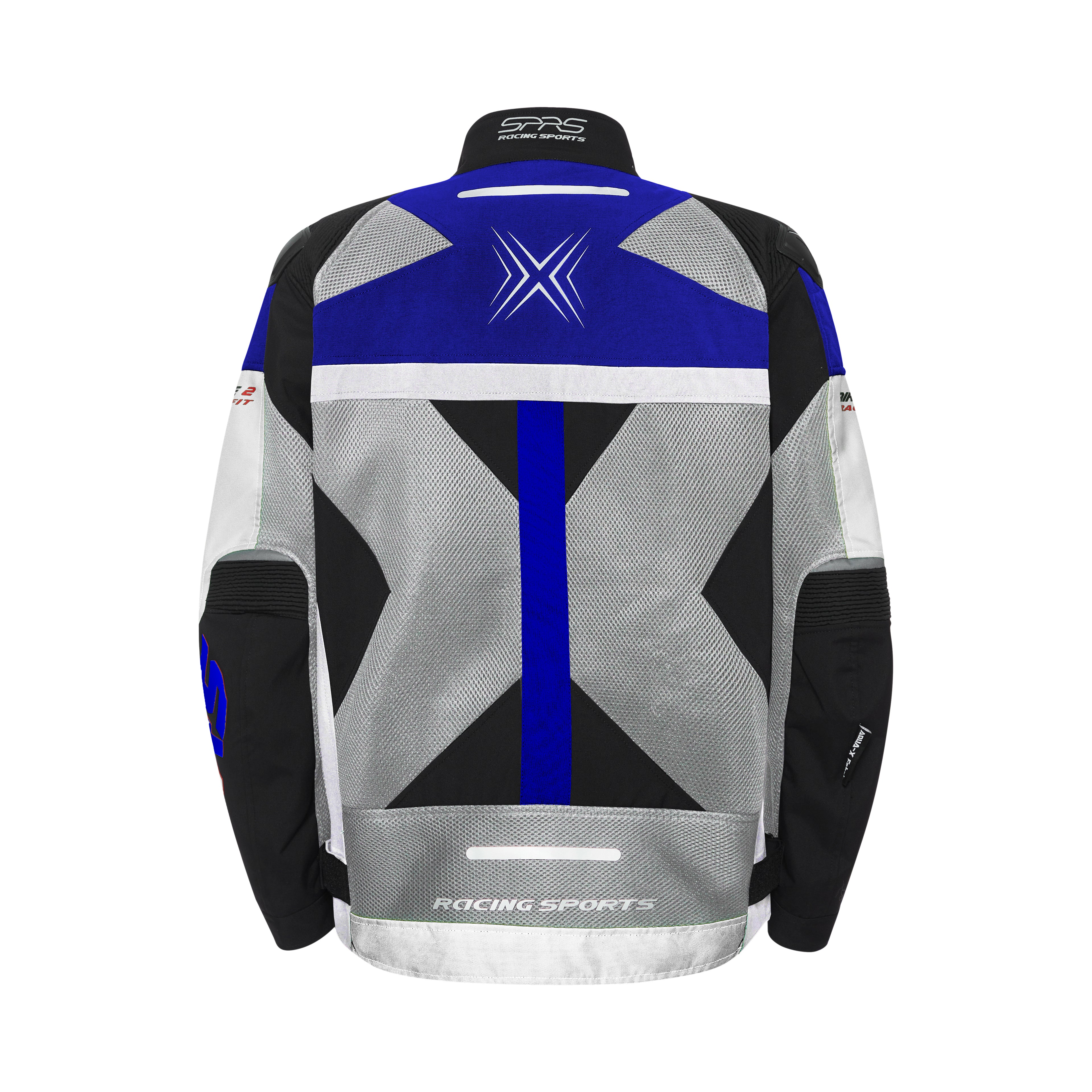 SPRS AIR RACE2 Racing Competition Jacket - Premium Mesh Shoulder Shell 7-Piece Armor