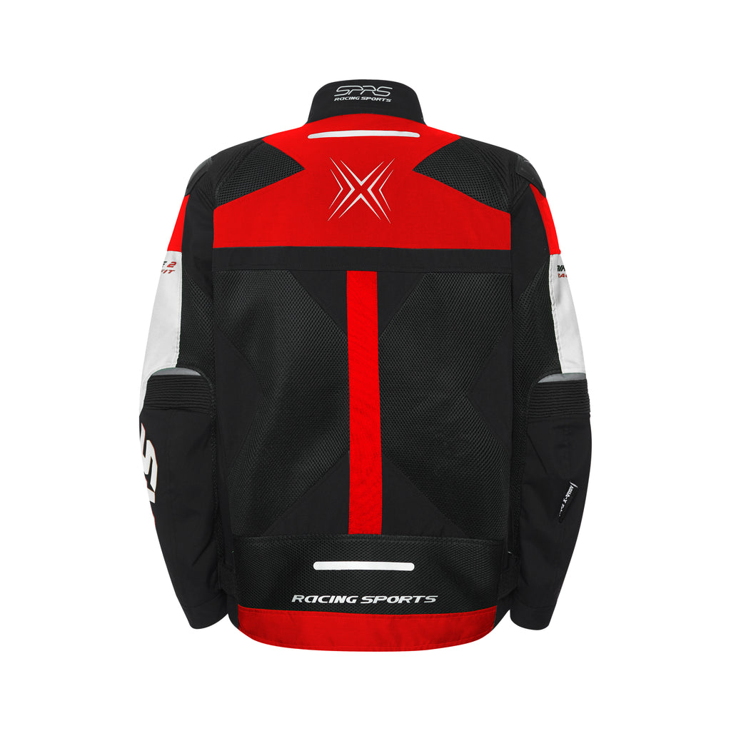 SPRS AIR RACE2 Racing Competition Jacket - Premium Mesh Shoulder Shell 7-Piece Armor
