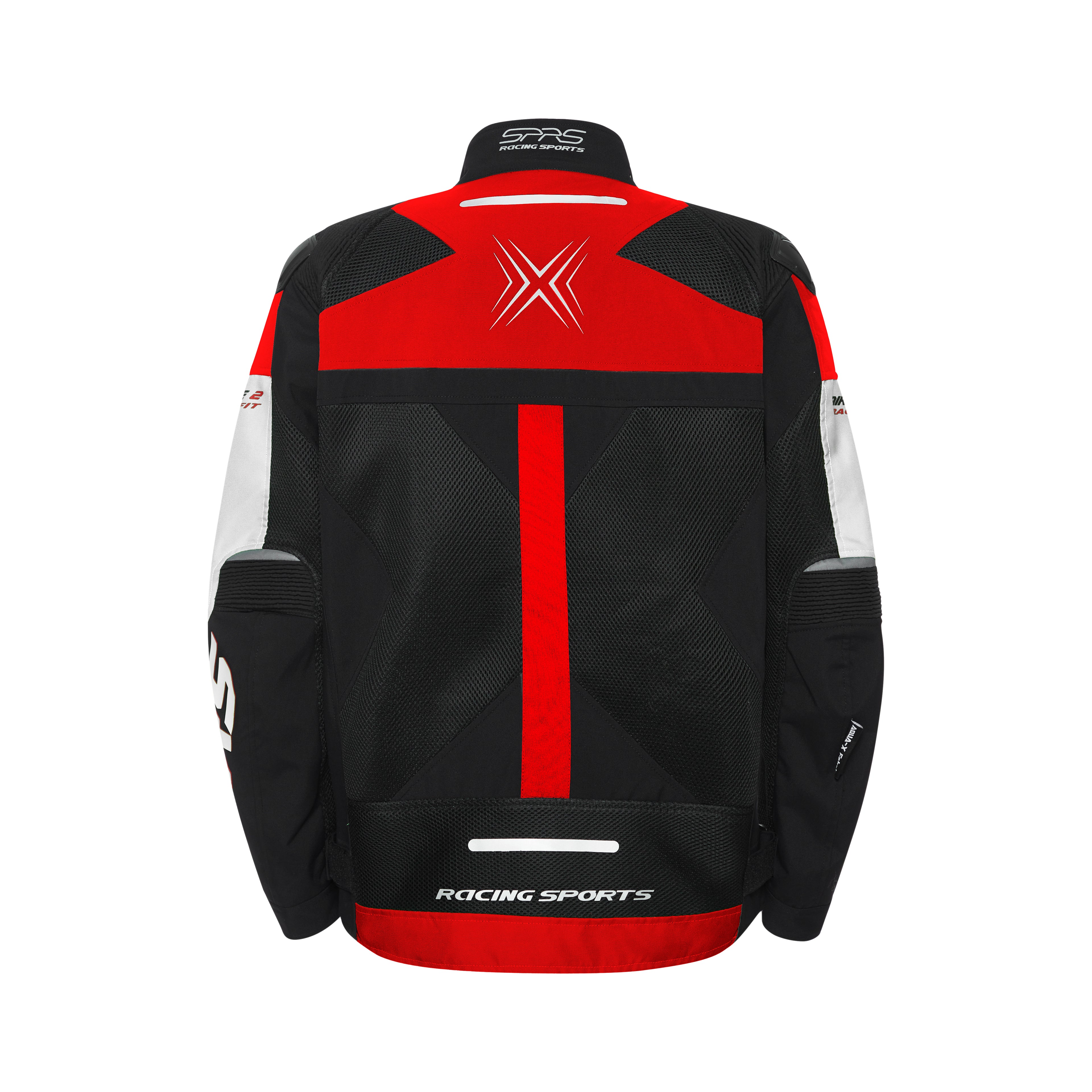 SPRS AIR RACE2 Racing Competition Jacket - Premium Mesh Shoulder Shell 7-Piece Armor