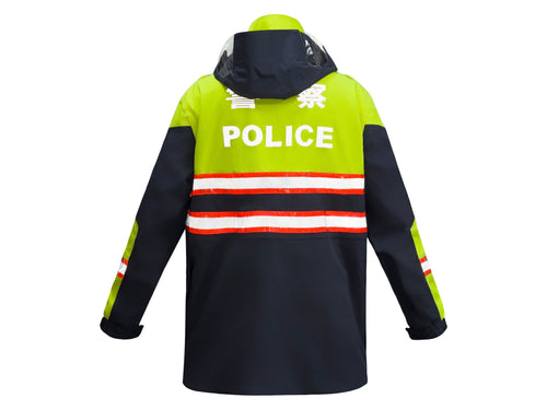 Police High Breathability Waterproof Work Uniform - Rain Suit Safety Design