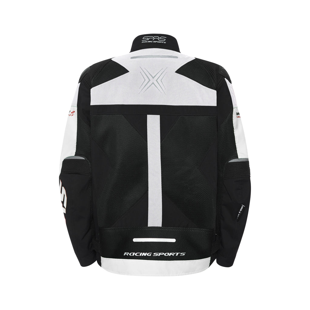 SPRS AIR RACE2 Racing Competition Jacket - Premium Mesh Shoulder Shell 7-Piece Armor
