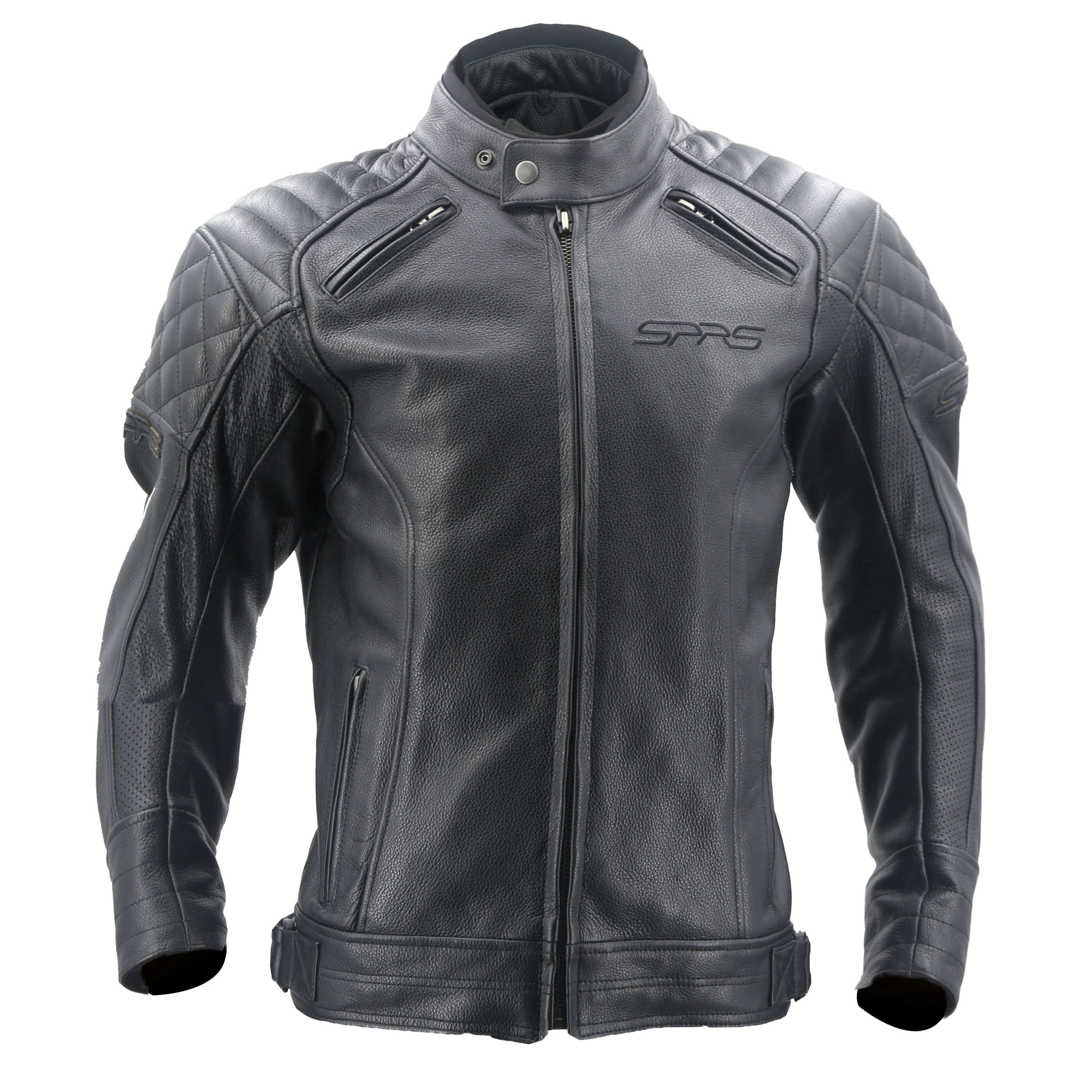 SPRS FM92 Leather Jacket - Classic Cowhide Thermal Lining
