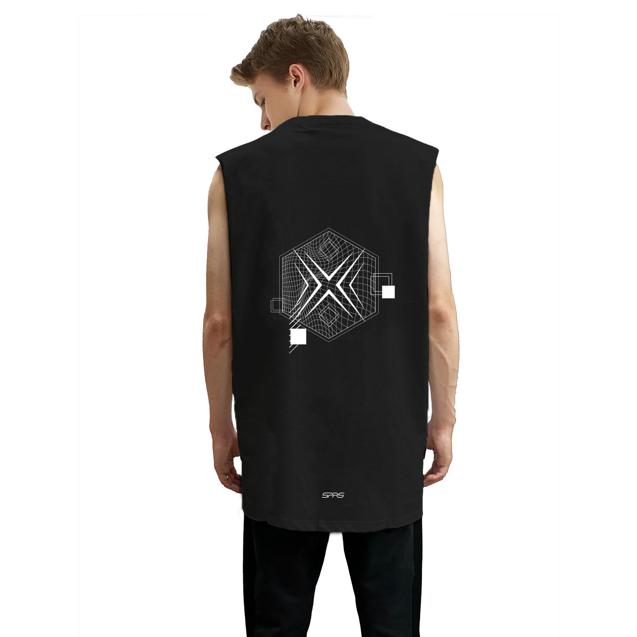 SPRS TMX360 Oversized Tank Top - Relaxed Fit Sleeveless Motorcycle Lifestyle Wear