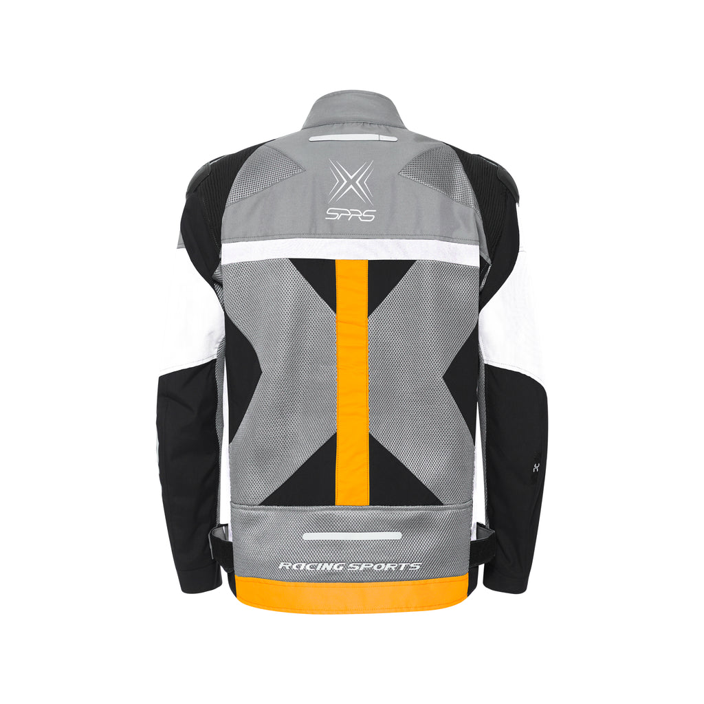 SPRS AIR RACE2 Racing Competition Jacket - Premium Mesh Shoulder Shell 7-Piece Armor