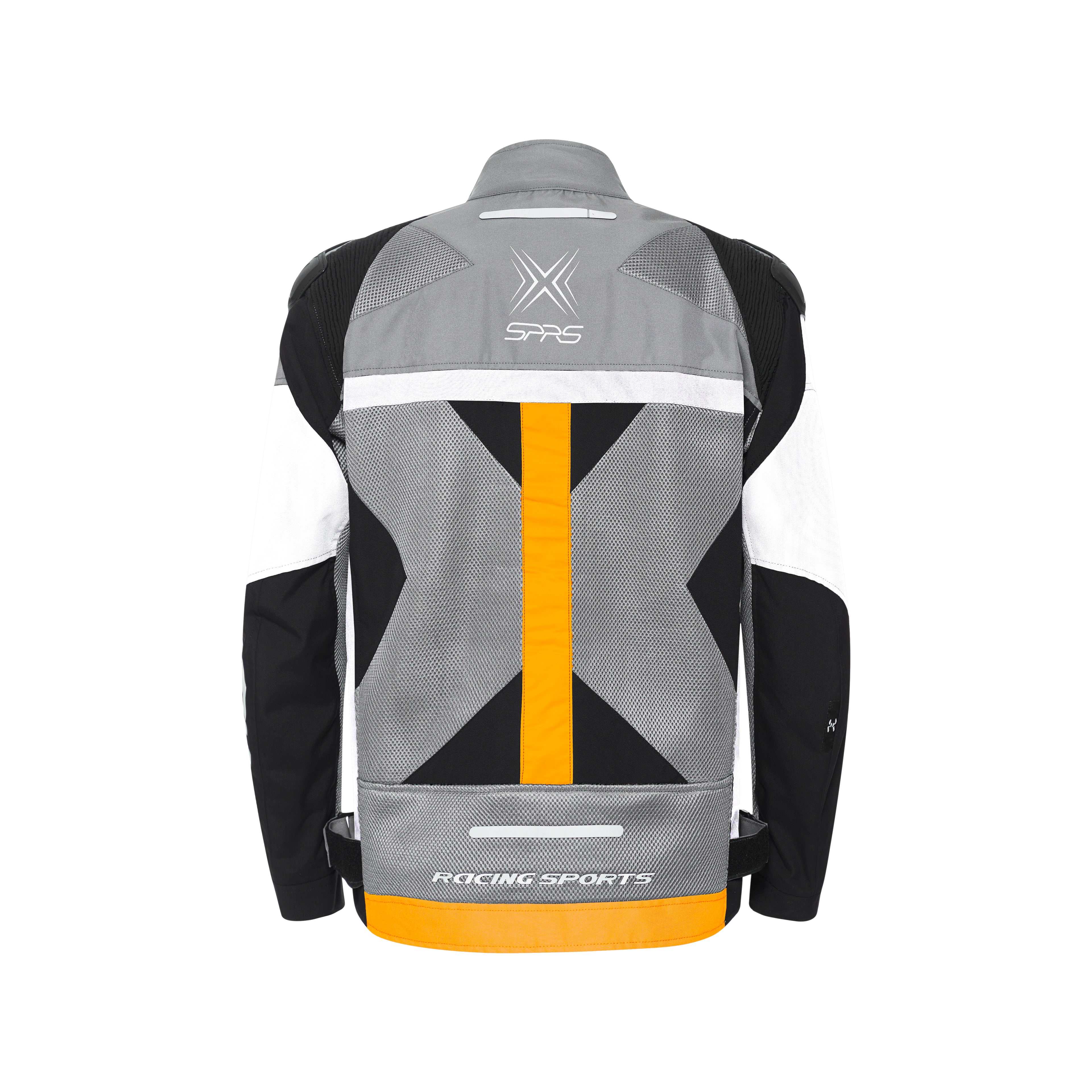 SPRS AIR RACE2 Racing Competition Jacket - Premium Mesh Shoulder Shell 7-Piece Armor
