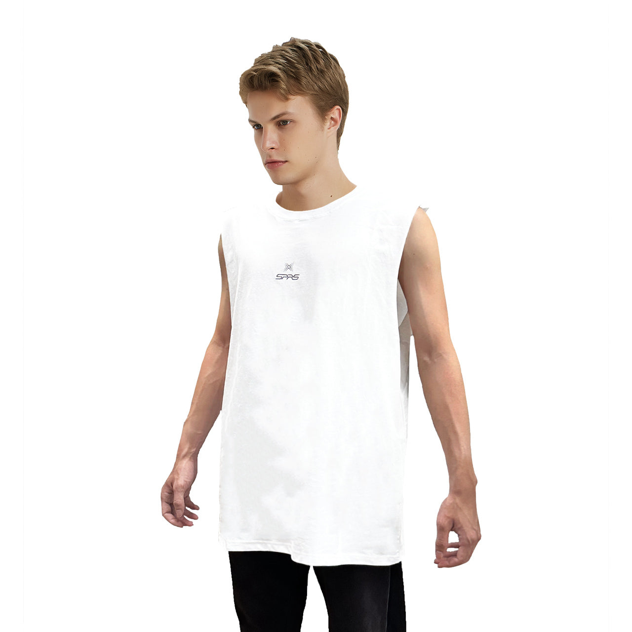 SPRS TMX360 Oversized Tank Top - Relaxed Fit Sleeveless Motorcycle Lifestyle Wear