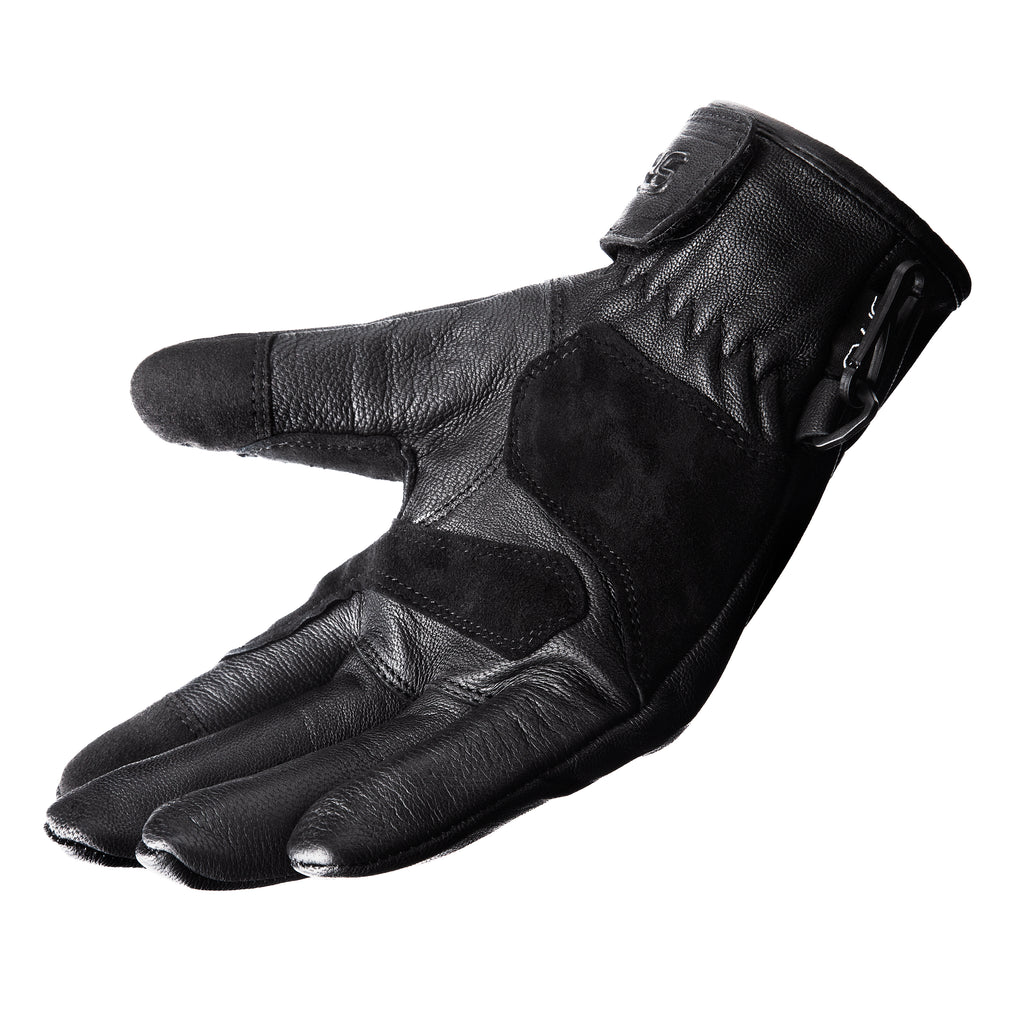 SPRS CS78 Vintage Leather Motorcycle Gloves - Premium Suede Fabric Combination Touchscreen