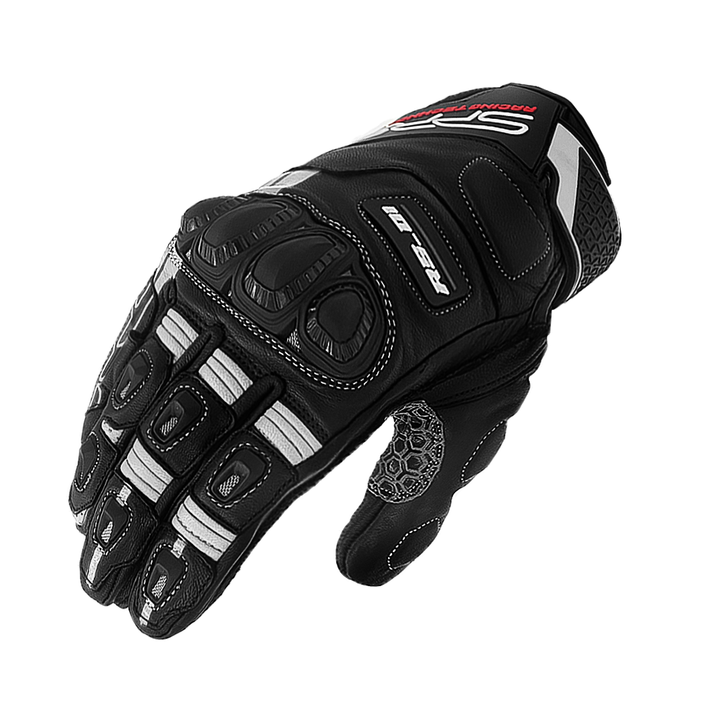 SPRS RS01 Racing Motorcycle Gloves - Accordion Wrist Finger Bridge Professional Protection
