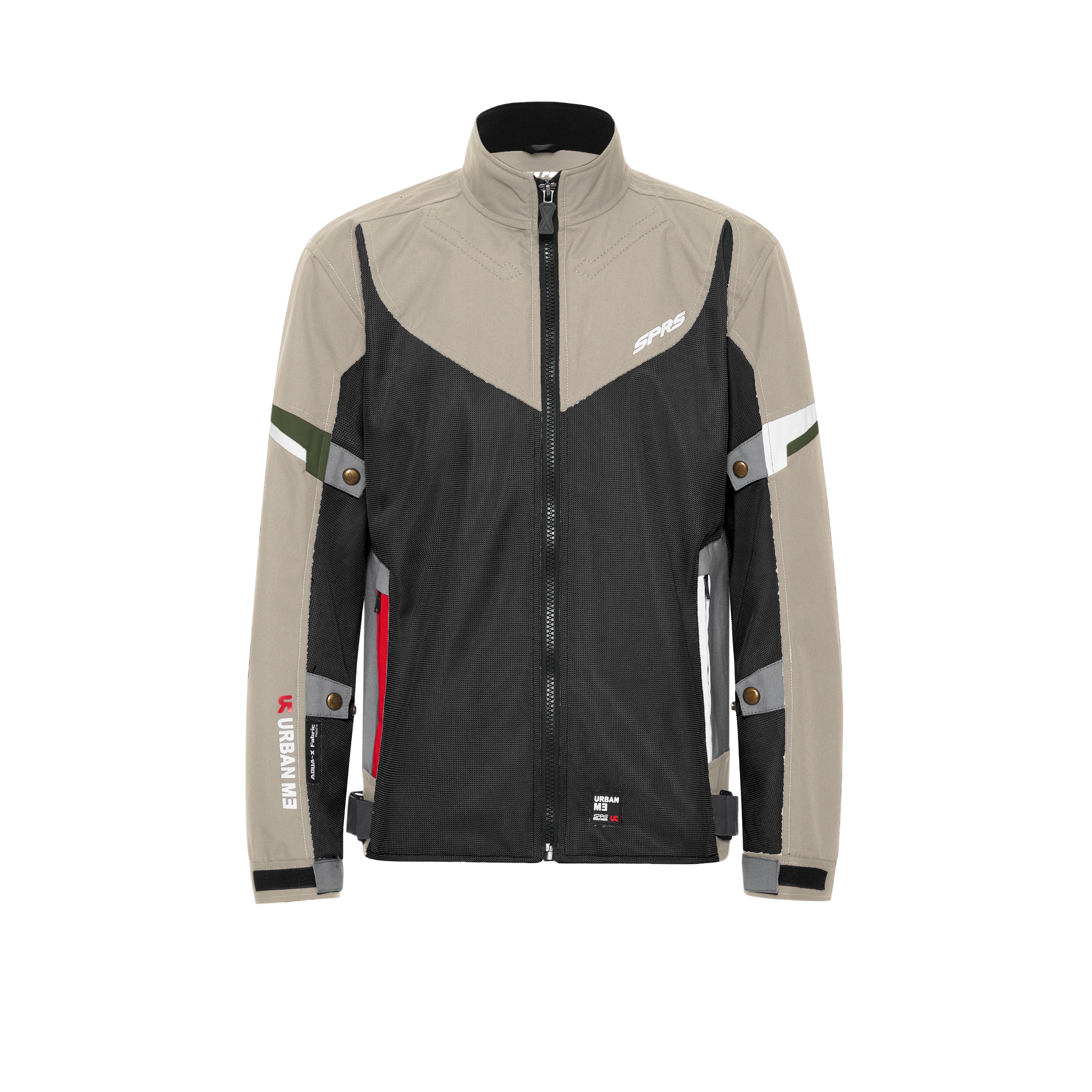 SPRS URBAN ME SU252 Breathable Mesh Riding Jacket - 7-Piece Armor Compatible