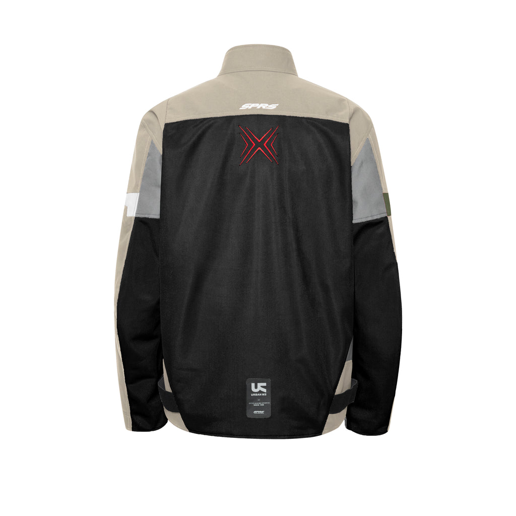 SPRS URBAN ME SU252 Breathable Mesh Riding Jacket - 7-Piece Armor Compatible