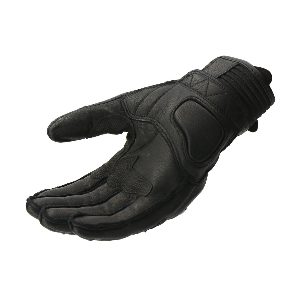 SPRS SG-SR11 Leather Gloves - Soft Cowhide Perforated Carbon Fiber