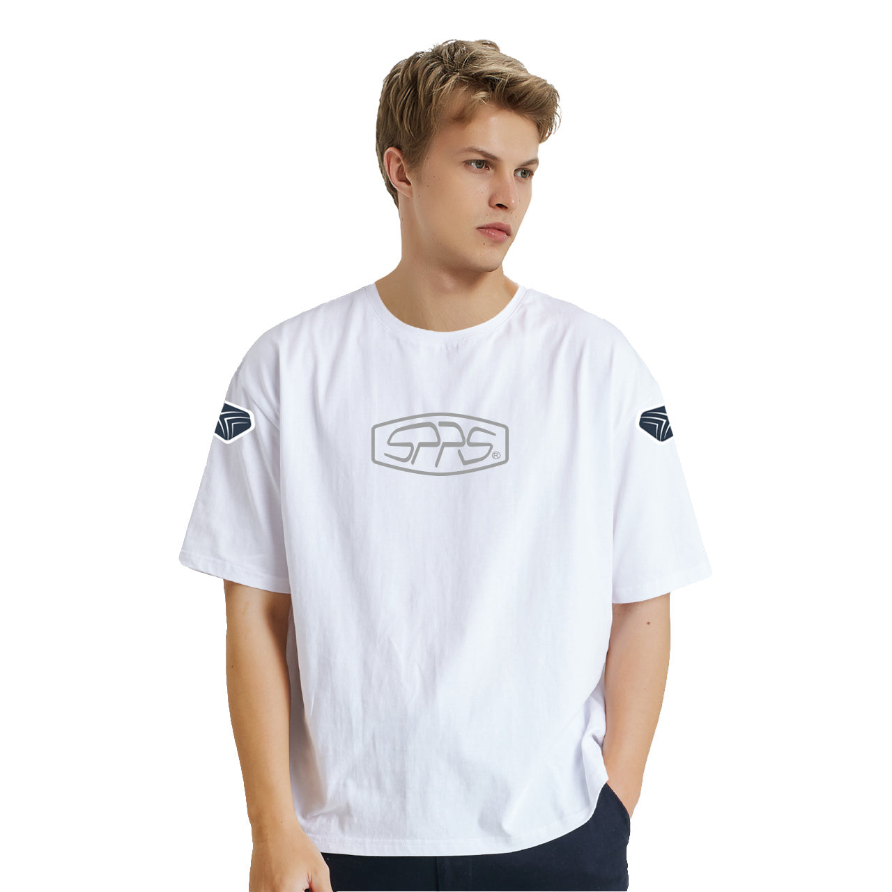 SPRS TMX250 Trendy Motorcycle T-Shirt - Modern Casual Streetwear Design