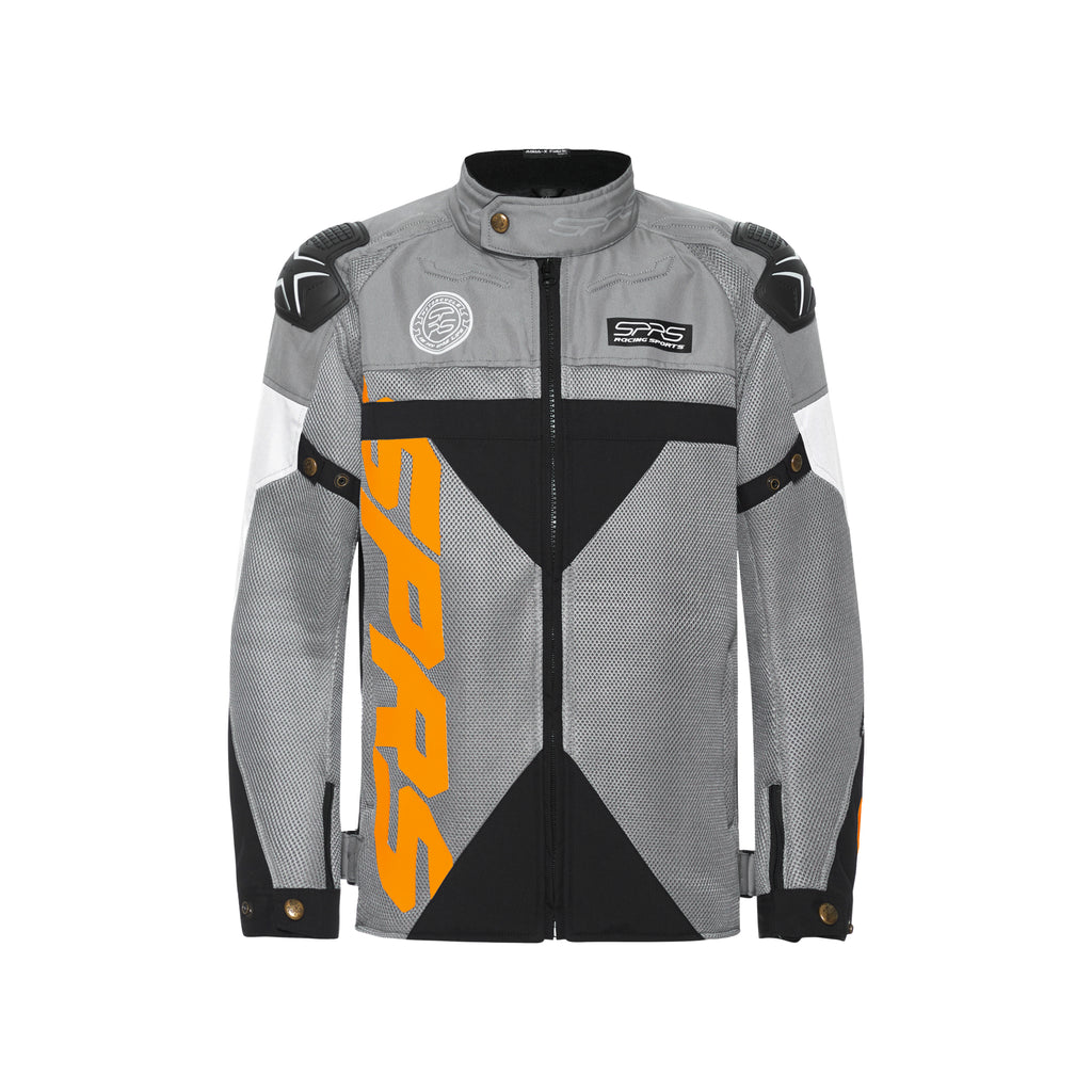 SPRS AIR RACE2 Racing Competition Jacket - Premium Mesh Shoulder Shell 7-Piece Armor