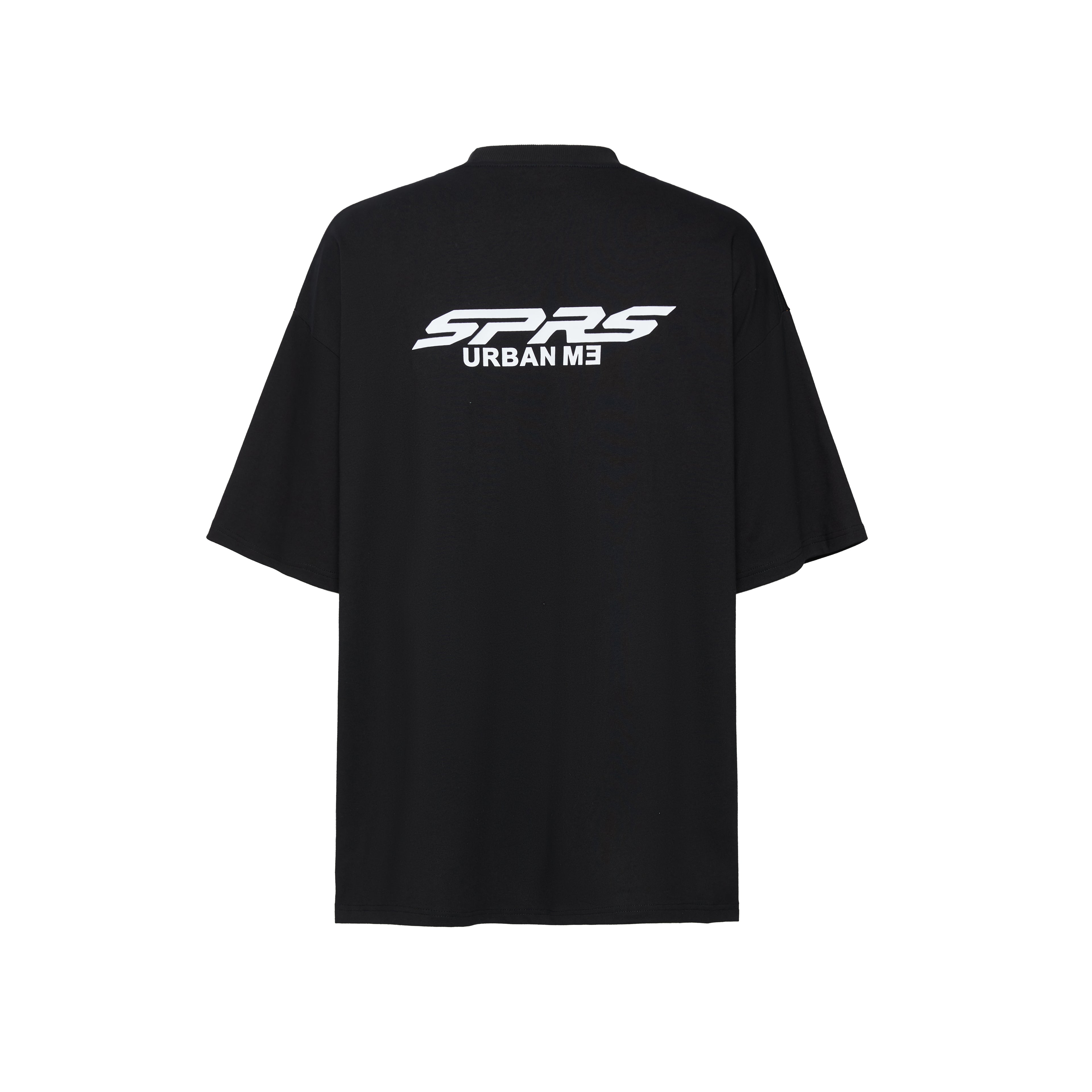 SPRS SUT 507 American Oversized T-Shirt - Heavy Cotton Drop Shoulder Design