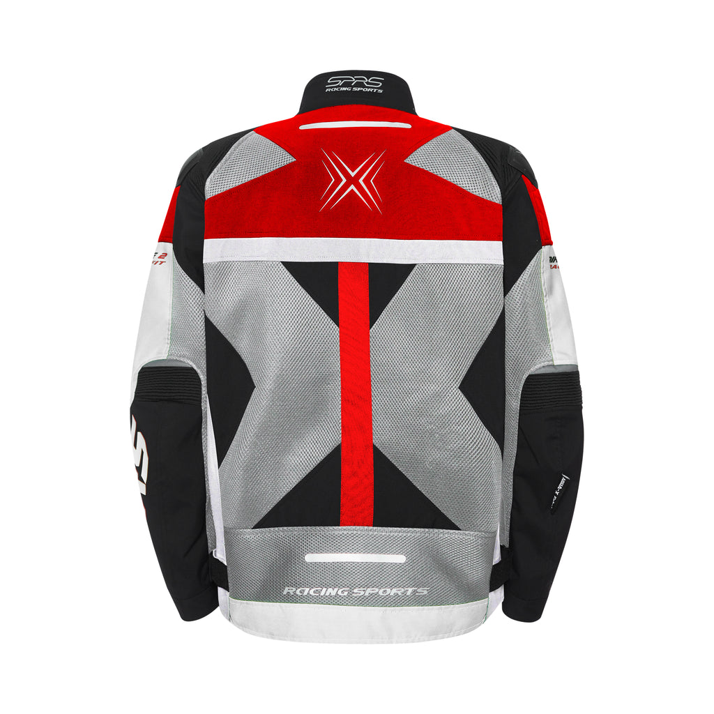 SPRS AIR RACE2 Racing Competition Jacket - Premium Mesh Shoulder Shell 7-Piece Armor