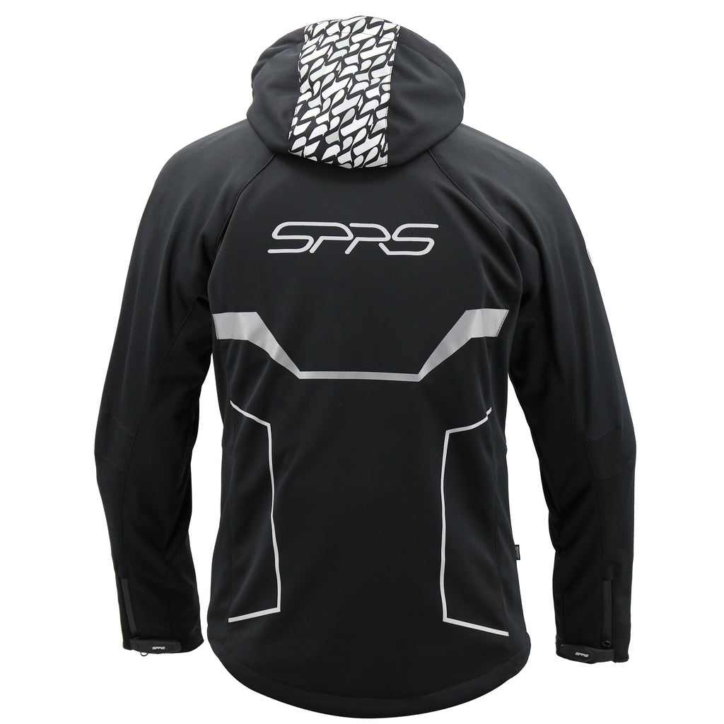SPRS SK8 Hooded Windproof Waterproof Jacket - Softshell Reflective Safety