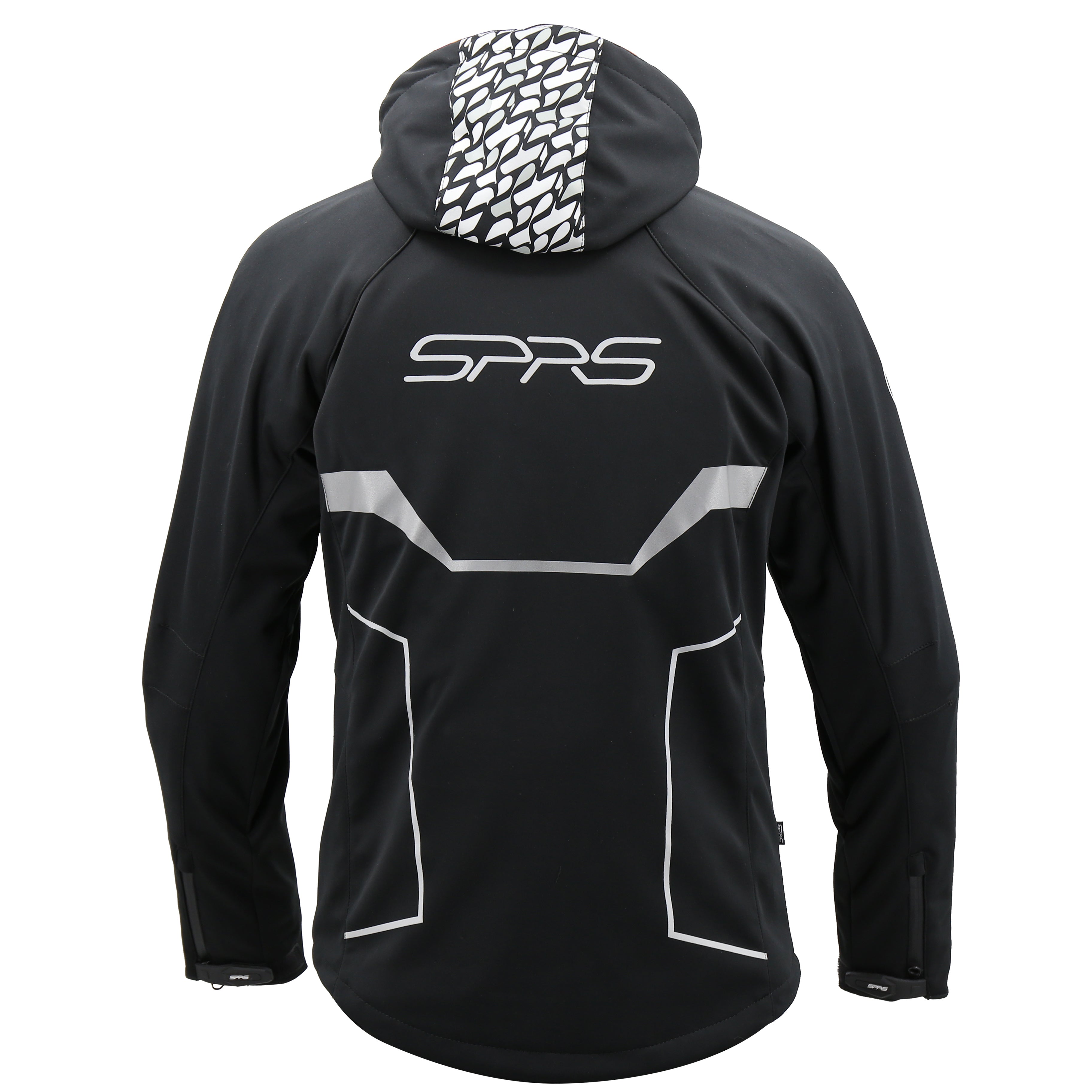 SPRS SK8 Hooded Windproof Waterproof Jacket - Softshell Reflective Safety