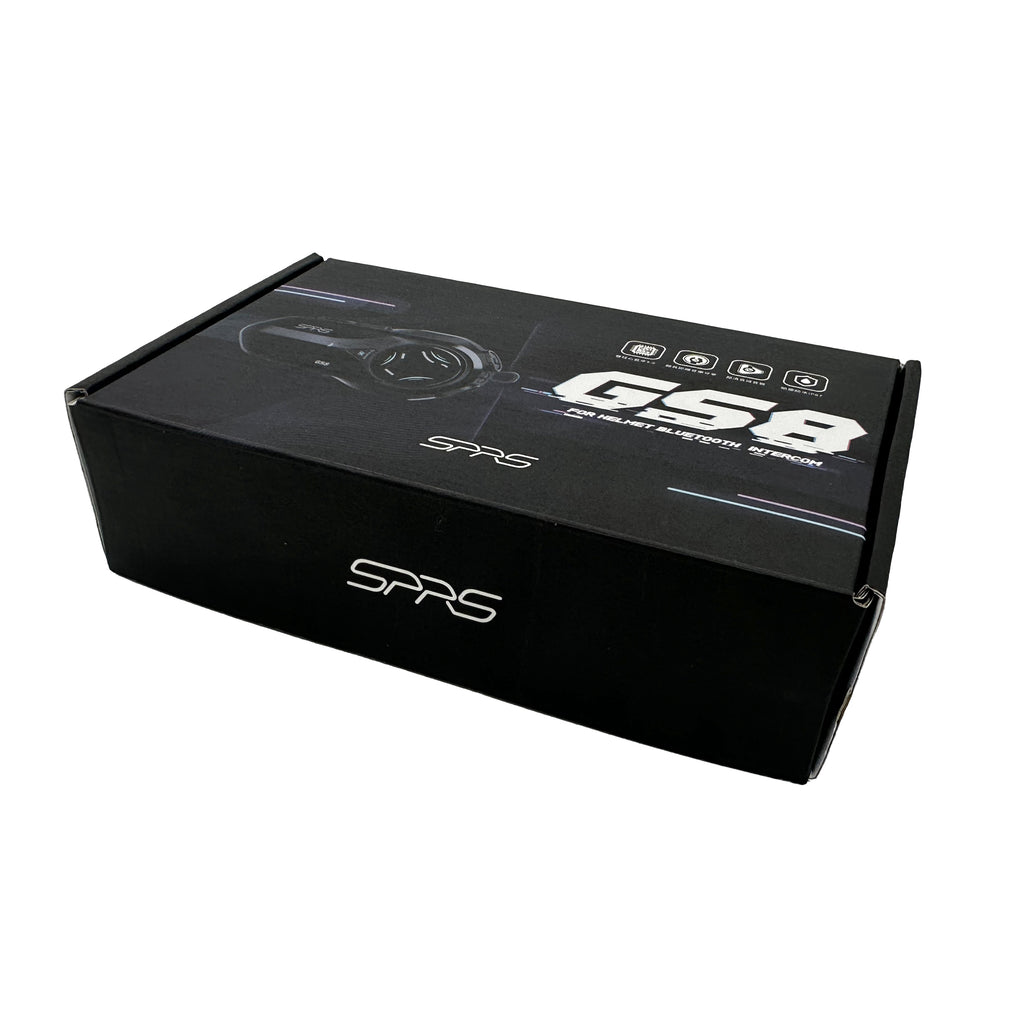 SPRS GS8 Bluetooth Motorcycle Headset - Bluetooth 5.1 IP67 Waterproof ANC