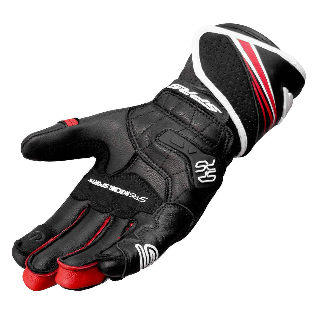 SPRS RS71 Long Racing Leather Gloves - Premium Protection