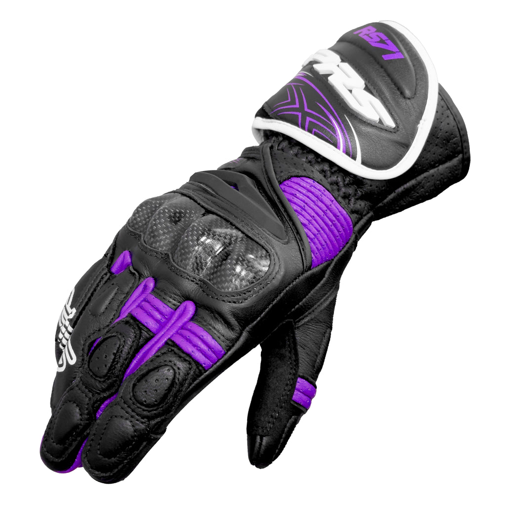 SPRS RS71 Long Racing Leather Gloves - Premium Protection