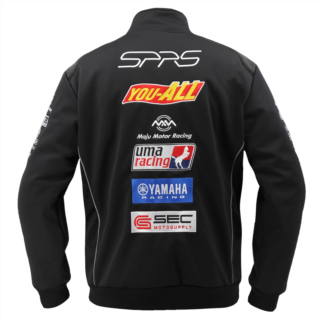 SPRS TMJ10 Softshell Motorcycle Jacket - Team Licensed Windproof Waterproof Design