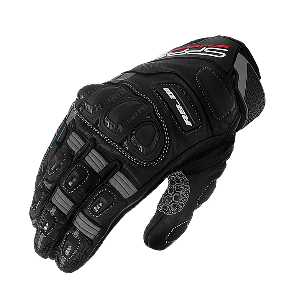 SPRS RS01 Racing Motorcycle Gloves - Accordion Wrist Finger Bridge Professional Protection
