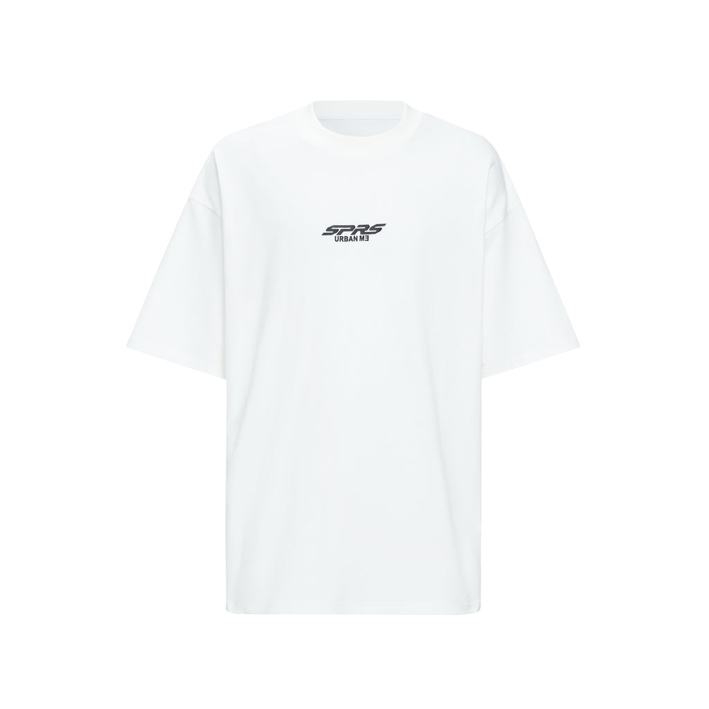 SPRS SUT 507 American Oversized T-Shirt - Heavy Cotton Drop Shoulder Design