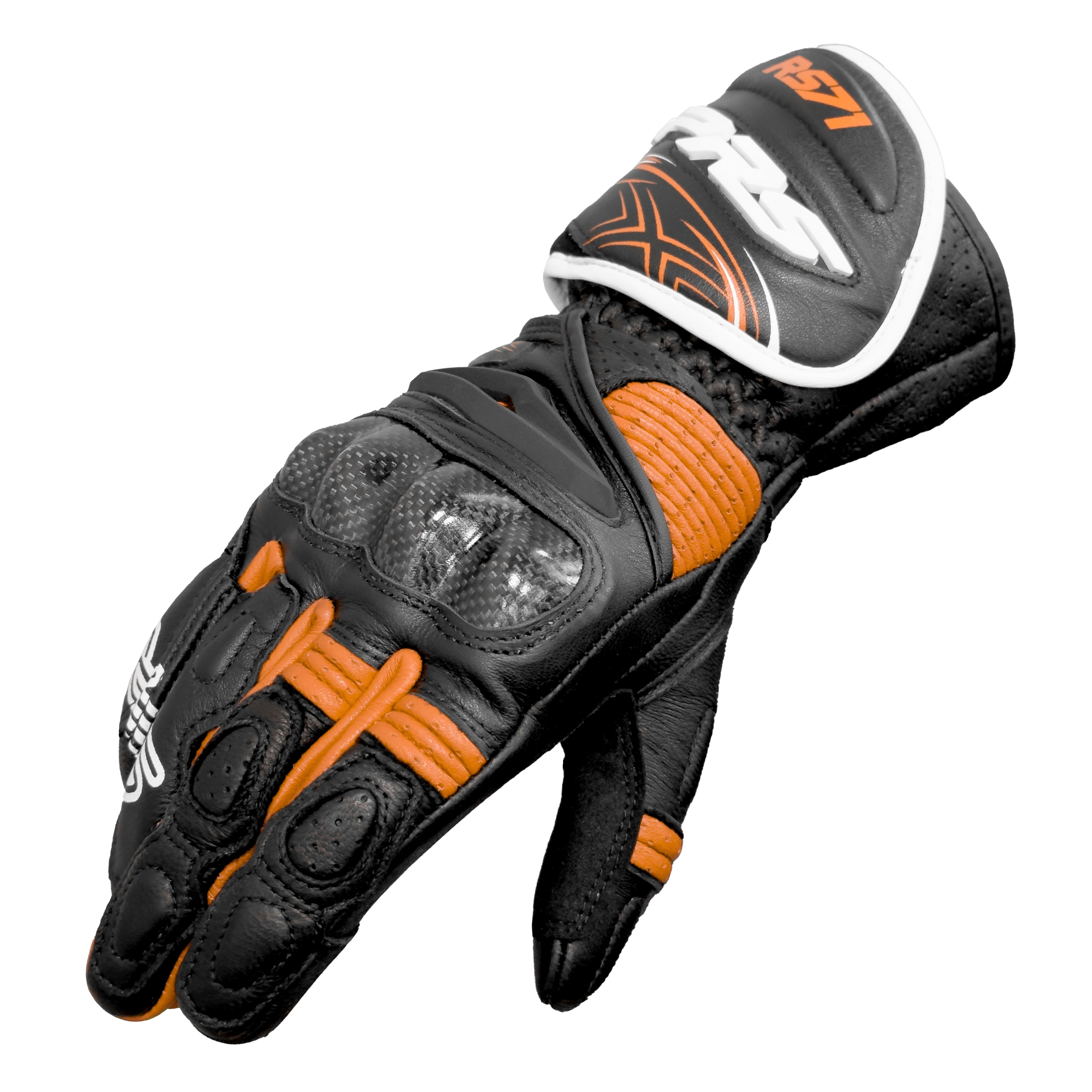 SPRS RS71 Long Racing Leather Gloves - Premium Protection