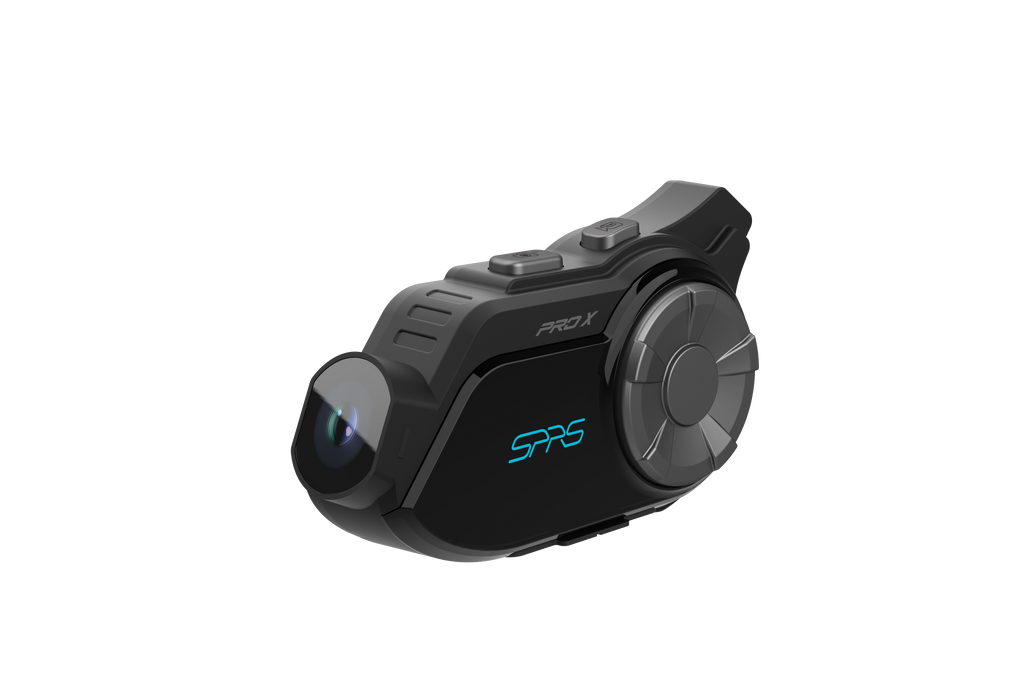 SPRS PRO X Helmet Dash Cam Bluetooth Headset - 2K HD Dual Bluetooth 5.1