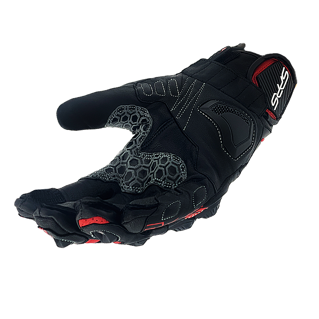 SPRS RS01 Racing Motorcycle Gloves - Accordion Wrist Finger Bridge Professional Protection