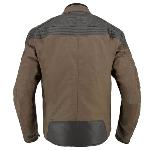 SPRS AXJ26 American Style Motorcycle Jacket - Waxed Cotton Waterproof Vintage Design